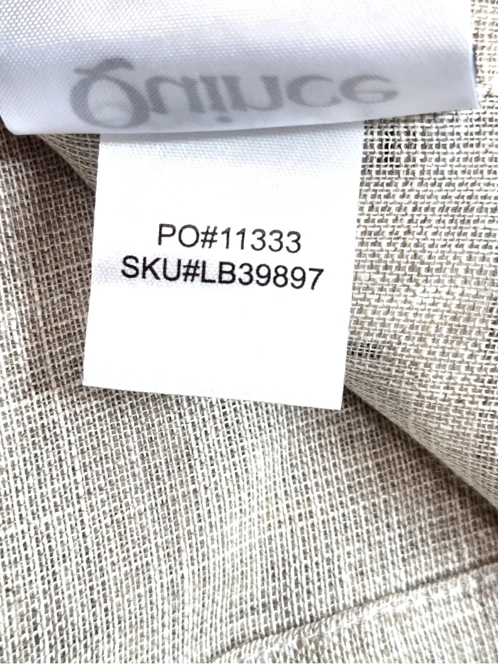 NWT QUINCE Set Of 4 48x96 European Linen Sheer Curtains Flax 9869